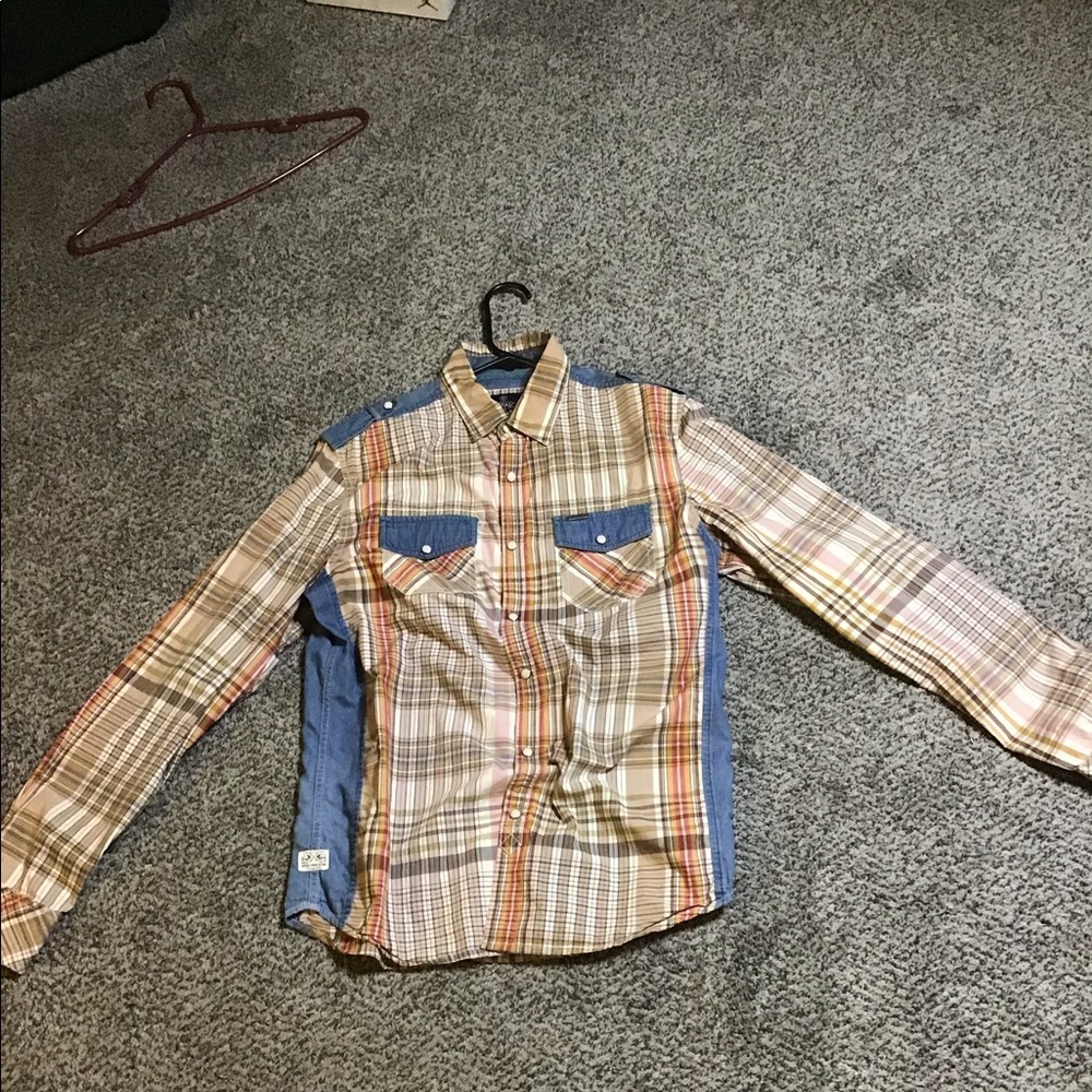 Mens casual button down shirt